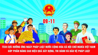 Tích cực hưởng ứng ngày pháp luật Việt Nam 9-11