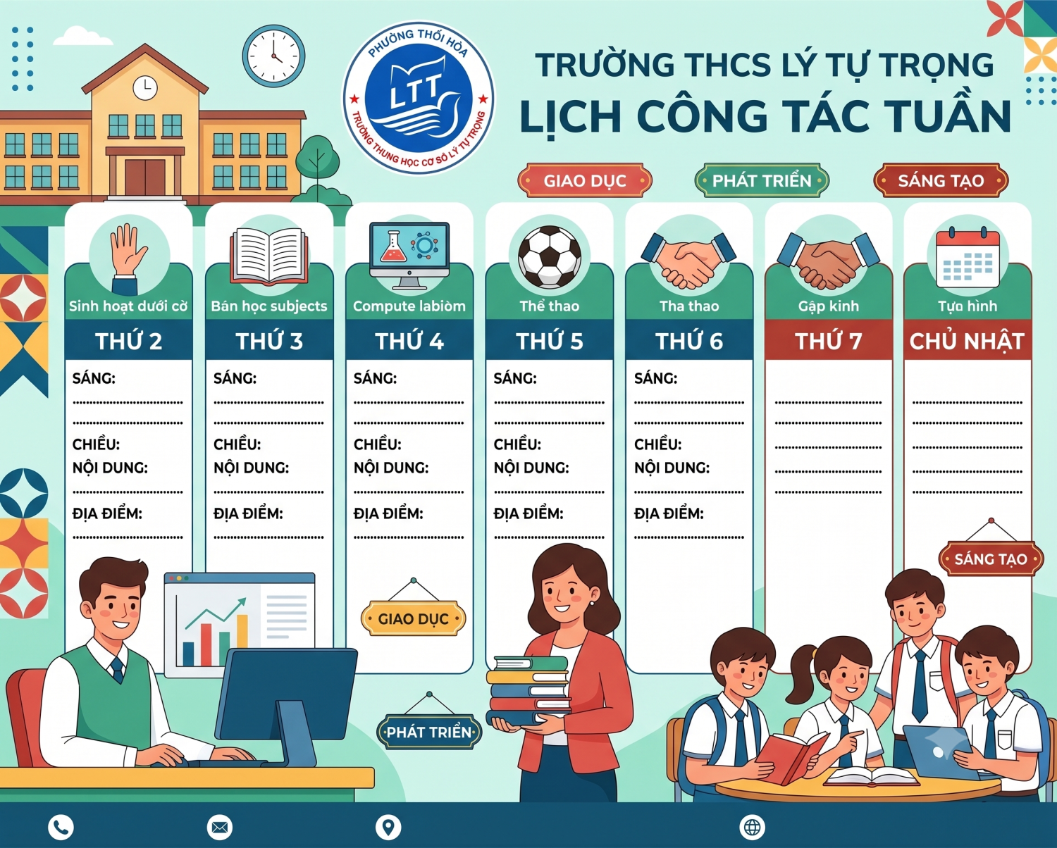 lịch công tác tuần